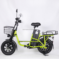 Grande batterie Monster mise à niveau V3 Plus V8 Pro vélo électrique 16 pouces 60V 21Ah 30Ah 40Ah vélo électrique Cargo Food Delivery E Bike