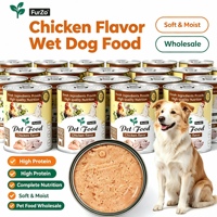 Mousse de poulet pour chien, nourriture humide, haute teneur en protéines, nutrition complète, douce et hydratante, vente en gros OEM pour friandises pour chiens
