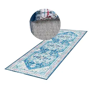 Karpet panjang Modern anti selip, karpet empuk anti selip 2x6 tradisional untuk lorong, dapur, kamar tidur, ruang tamu dapat dicuci