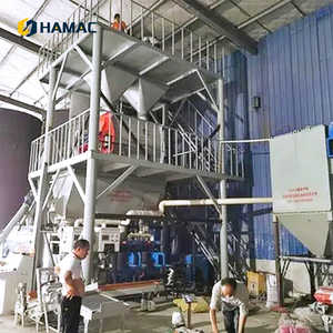 Nouvelle ligne de production automatique de mortier sec, machine à mortier sec pour la construction, usines de fabrication de pompes à moteur - Product Image 1