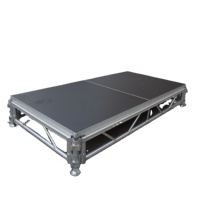 Scène extérieure portable 4x4ft de marque propre RK avec treillis en aluminium et plate-forme de scène