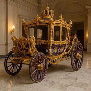 Carruaje Eléctrico de Estilo Clásico en Color Blanco, Diseño para 4-6 Personas, Hermoso Vehículo Tipo Princesa Real en Venta - Product Image 3