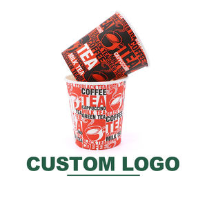 Umweltfreundlicher 8oz Einweg-Pappbecher mit PE-Beschichtung und Henkelhalter für Kaffee, Tee und Heiße Getränke - Product Image 2