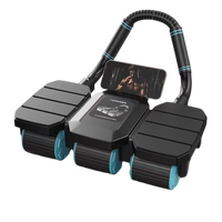 Vente en gros usine : Roue de fitness en ABS pour usage domestique et salle de sport, six roues, huit axes, rebond puissant, freinage automatique, durable