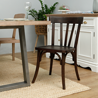 Chaise de salle à manger moderne en bois massif personnalisable OEM pour la maison, le bureau, l'école, le café, la cafétéria, la cuisine - Revêtement en cuir
