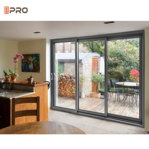 Puertas correderas de aluminio plegables para patio, <span class=keywords><strong>techo</strong></span> <span class=keywords><strong>a</strong></span> <span class=keywords><strong>suelo</strong></span>, <span class=keywords><strong>puerta</strong></span> de vidrio deslizante - Product Image 6