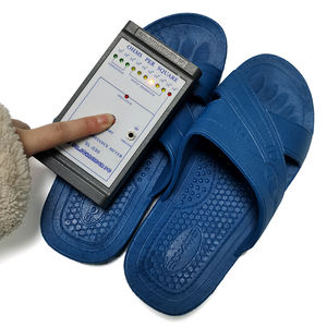 ALLESD anti-statik (ESD) SPU terlik Unisex temiz oda ESD ayakkabı antistatik çalışma terlik - Product Image 6