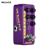 MOOER 019 UK Gold PLX Pedal de efectos de guitarra eléctrica pedales de efectos múltiples de guitarra Rock clásico