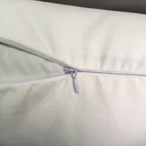 40X40 CM Đồng Bằng Màu Trắng Polyester <span class=keywords><strong>Cushion</strong></span> Cover <span class=keywords><strong>12</strong></span> Oz Vải Nhiều Ném Gối Bìa Khoảng Trống Cho Thăng Hoa - Product Image 2