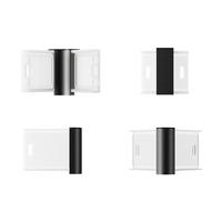 En stock, livraison rapide, plinthe murale en alliage d'aluminium de 60 cm de hauteur classique pour le salon, la chambre à coucher, la décoration de la maison, la finition des sols