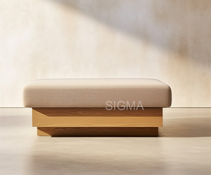 Furnitur kayu padat Modern, dengan bantal, ruang tamu, taman, teras, Hotel, bagian luar ruangan - Product Image 6