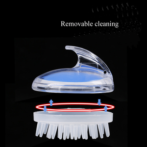 แปรงซิลิโคนทำความสะอาดผมและหนังศีรษะมีหลายสีที่นวดแชมพู - Product Image 2