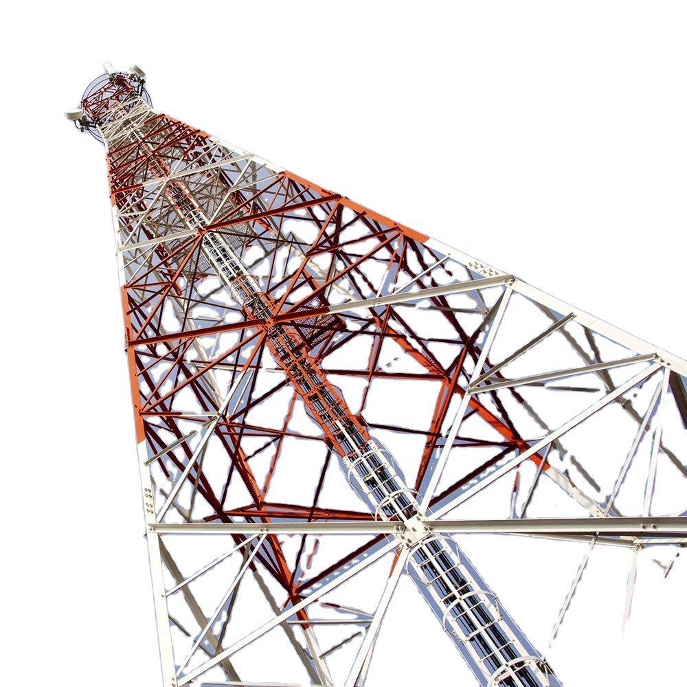 Manufacturer Supplier Support 30 40 45 50 M Meter Angular Telecom Radio Steel Microwave Self Supporting Gsm Antenna Tower