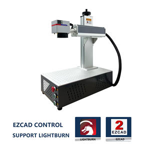 Machine de marquage laser fibre 3D CNC de bureau Max Raycus JPT 50W/60W/100W/200W pour gravure profonde sur matériaux métalliques, avec intelligence artificielle - Product Image 4