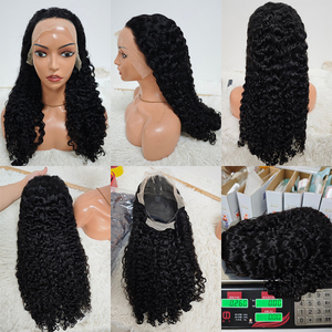 Promotion : Perruques bouclées birmanes de 26 pouces en cheveux humains, densité 250 %, cheveux vierges bruts, pour femmes, vente en gros directe usine - Product Image 6