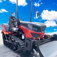 Nouveau tracteur léger à chenilles pour rizière de 50 ch et 80 ch et pièces détachées / Tracteurs à chenilles pour utilisation agricole