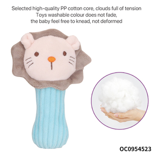 Handgehaltenes Spielzeug Baby-Beruhigungs-Plüschtiere Weiche Rasseln Kuscheltiere Großhandel Löwen-Plüschtier zum Weiterverkauf - Product Image 4
