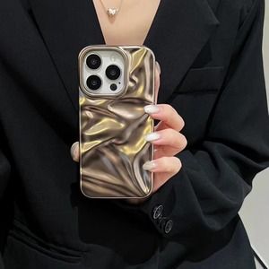 Cubierta de onda protectora completa suave de lujo para <span class=keywords><strong>iPhone</strong></span> <span class=keywords><strong>11</strong></span> 12 13 14 15 16 PRO MAX Wrinkles Cases - Product Image 3