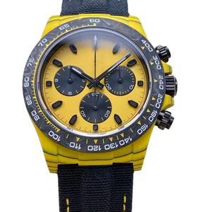 Reloj de cuarzo clásico y lujoso para hombre, mecánico, resistente al agua, de acero inoxidable, con diamantes, caja con diseño de dibujos animados, hecho en China. - Product Image 1