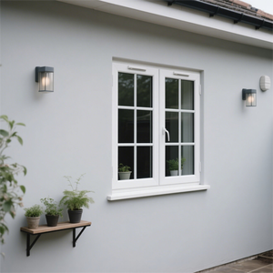 إنتاج المصنع مباشرة نماذج شعبية UPVC تصميم نافذة بابية فرنسية - Product Image 3