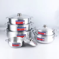 Set de Marmites en Aluminium Moulé Sous Pression 6 Pièces
