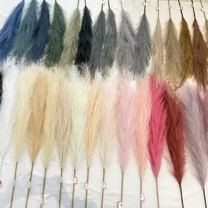 V-356 gros populaire décor à <span class=keywords><strong>la</strong></span> maison moelleux grande soie <span class=keywords><strong>fausse</strong></span> <span class=keywords><strong>pampa</strong></span> grand faux <span class=keywords><strong>pampa</strong></span> <span class=keywords><strong>herbe</strong></span> artificielle pour salon - Product Image 1