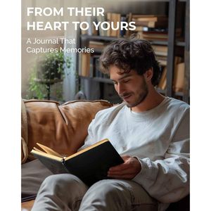 Agenda en cuir A5 à spirale avec fermeture magnétique, cadeau idéal, papier ligné épais et durable - Product Image 5