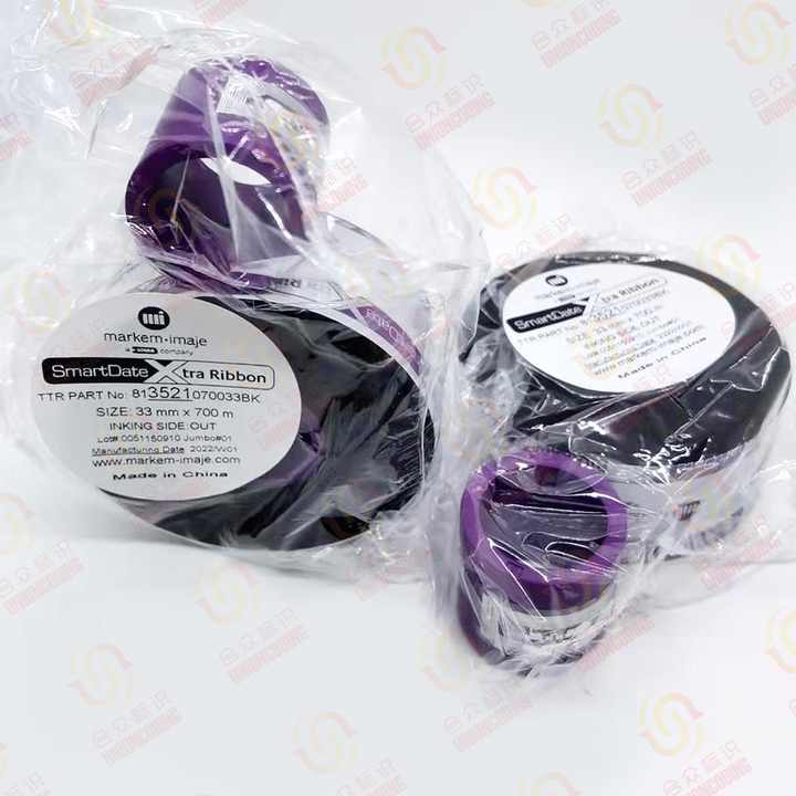 Original 33mm*700m 3521 3611 TTO ribbon for Markem X30 coding 