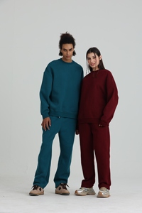 Herren hose Jogger mit Kordel zug 350g/m² Fleece Winter Straight-Leg Siebdruck DTF DTG Print Neuheiten Herren Jogging hose - Product Image 3