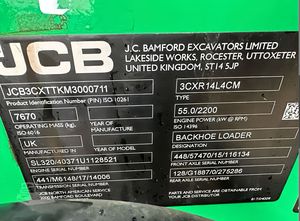 Retroexcavadora JCB 3CX14 de Alta Calidad, Año 2021, Usada, con Pocas Horas, Excelente Estado de Funcionamiento, Envío a Todo el Mundo - Product Image 4