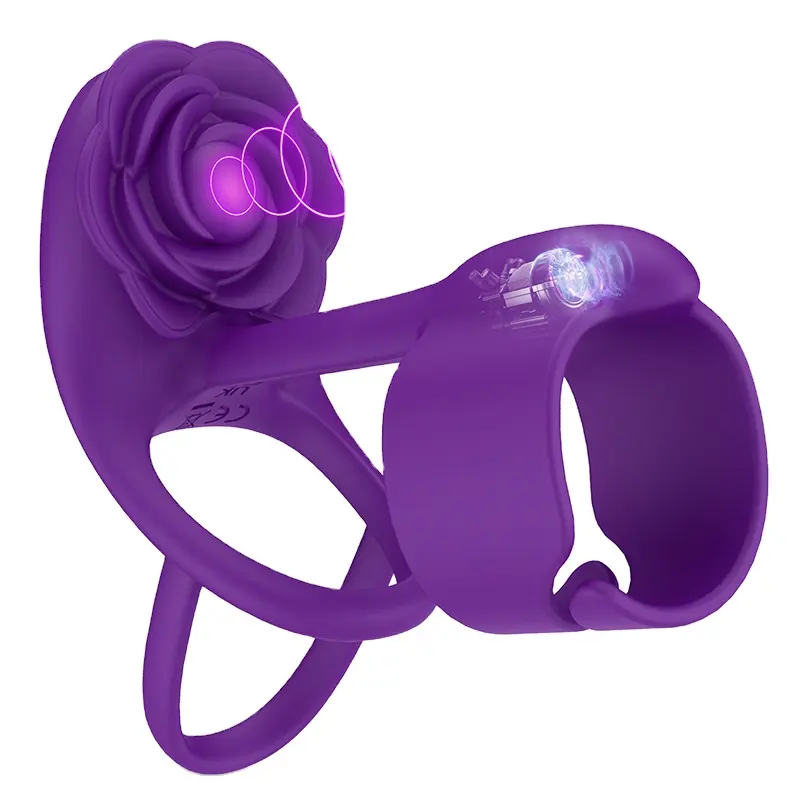 Remote Control Vibrating Rose Male Prostate Massager Anal Butt Plug