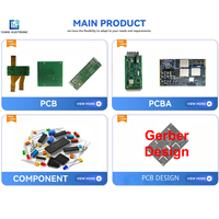 Carte PCBA HDI avec vias aveugles et enterrés pour systèmes de contrôle de mouvement de bras robotisé, finition OSP, fabrication d'assemblages de cartes PCB clés en main