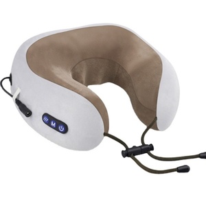 Factory Wholesale Microwavable Infrared Therapy Heated Neck <b>Pillow</b> Quilted Cervical Traction Device Custom Massager for Neck - Product Image 2