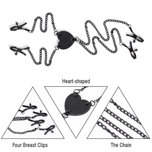 Pinces réglables non-percantes pour tétons, lèvres et clitoris, pour BDSM, SM, bondage, fétichisme, flirt, jouets sexuels coquins pour <span class=keywords><strong>femmes</strong></span> - Product Image 3