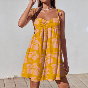 <span class=keywords><strong>Vestido</strong></span> de Verano <span class=keywords><strong>para</strong></span> <span class=keywords><strong>Mujer</strong></span>, Estilo <span class=keywords><strong>Hawaiano</strong></span>, Sin Mangas, Transpirable, de Una Pieza - Product Image 1