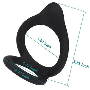 Groothandel Mannen Volwassen Seksspeeltjes Dubbele Haan Ring Siliconen & Tpe Materiaal Vertraagde Ejaculatie Penis Sporter - Product Image 4