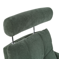 Fauteuil inclinable électrique pivotant en tissu, canapé simple avec appui-tête pour salon, bureau, meubles de maison