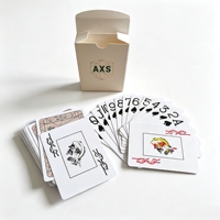 Caja de Cartas de Póker Personalizada al por Mayor, Diseño Impreso en Papel, Plástico PVC Impermeable, Baraja de Cartas en Blanco para Sublimación