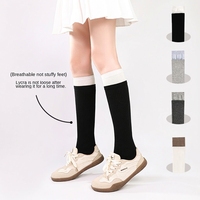 Chaussettes pour femmes respirantes en tricot mi-mollet, tendance été, livraison directe disponible