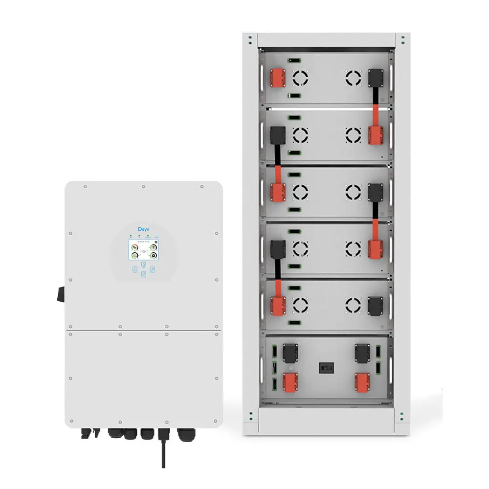 Deye Hybride Inverter 20kw 30kw 40kw 50kw Deye Hoogspanning Hybride Zonne-Energie Systeem Lithium Batterij Bms Match