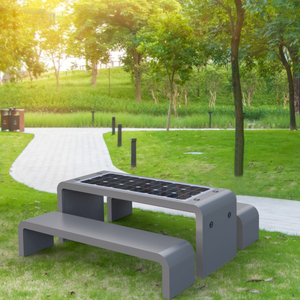 รุ่นขายดีพร้อมที่ชาร์จไร้สาย USB & Type-C ระบบพลังงานแสงอาทิตย์ใช้ในสวนกลางแจ้งอาคารสาธารณะพลังงานแสงอาทิตย์ราคาถูก2303สวนโลหะ2303เมตร - Product Image 4