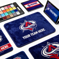 Tapis de hockey sur glace en flanelle PUCKPROS, tapis absorbant pour vestiaire de patinoire