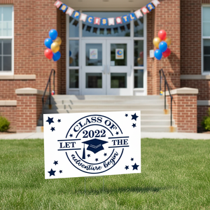 Наборы вывесок для двора из гофрированного картона с креплениями-штырями: буквы «С Днем Рождения», вывески для выпускных вечеринок - Product Image 5