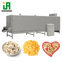 Machine automatique de fabrication de céréales pour le petit-déjeuner, extrudeuse de flocons de maïs croustillants, flocons de riz, ligne de production complète de flocons de maïs