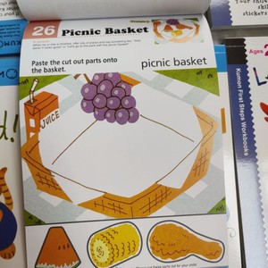 Juego de 12 Libros de Manualidades en Inglés para Niños Kumon, Encuadernación Perfecta A4, Libro de Actividades para Colorear, Origami, Recortes de Papel y Pegatinas - Product Image 4