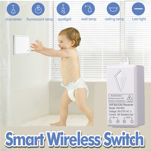 Interruptor inteligente inalámbrico Tuya con Control de aplicación a prueba de agua IP66, funciona con Alexa, <span class=keywords><strong>Google</strong></span> Home, <span class=keywords><strong>Wifi</strong></span>, interruptor inteligente de luz - Product Image 4