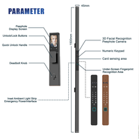 Serrure Intelligente Extérieure Étanche Vertexis Premium pour Porte et Portail, Compatible Tuya WiFi, Clavier Numérique Ultra-Mince en Alliage d'Aluminium, Cloud