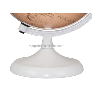 Elegante Penna Parlante con Globo Vintage in Oro Rosa, ABS+Metallo, Mappa Politica Realistica con Realtà Aumentata, Diametro 20cm, per Arredamento Casa e Regalo Ufficio - Product Image 5