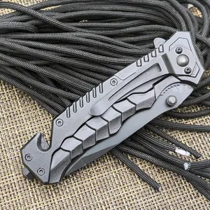 Penjualan laris desain baru pisau taktis saku lipat pisau berburu dengan pisau baja tahan karat dapat dikustomisasi