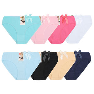 UOKIN Cute Bow Young Lady <strong>Sexy</strong> Cotton Panty Underwear Pure 95 Cotton School Girl <strong>Nickers</strong> Ladies Panties in Dozens - Product Image 2